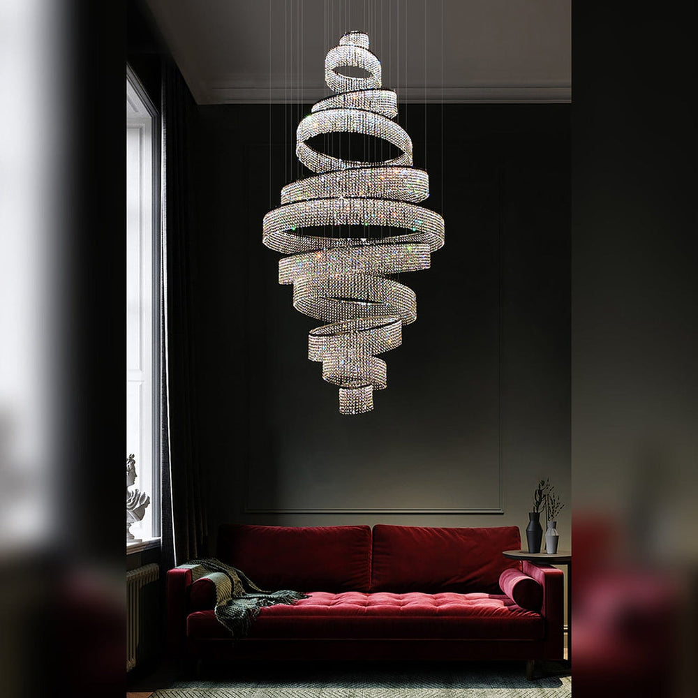 
                      
                        Crystal Imbrem Ring Chandelier
                      
                    