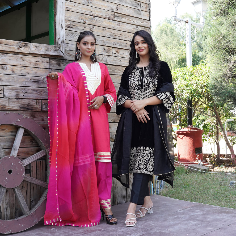 
                      
                        Magenta Pakistani Suit SC 100
                      
                    